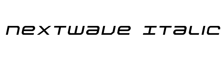 Nextwave Italic  नि: शुल्क फ़ॉन्ट्स डाउनलोड