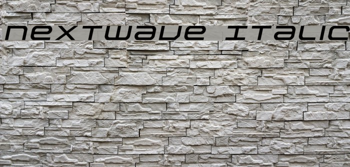 Nextwave Italic Font examples