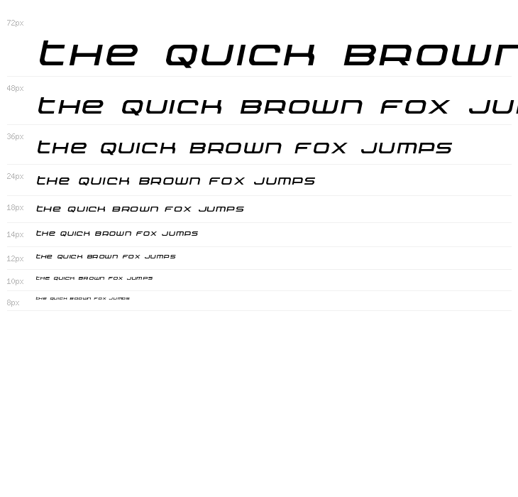 Nextwave Italic Waterfall