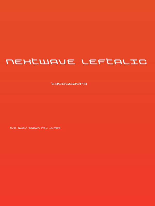 Nextwave Leftalic Poster