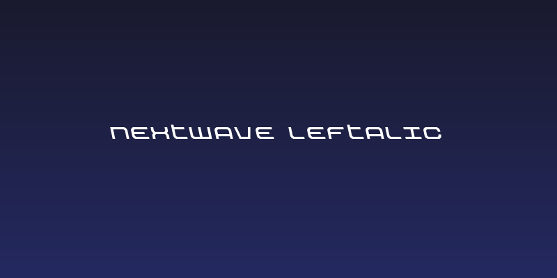 Nextwave Leftalic Social Header