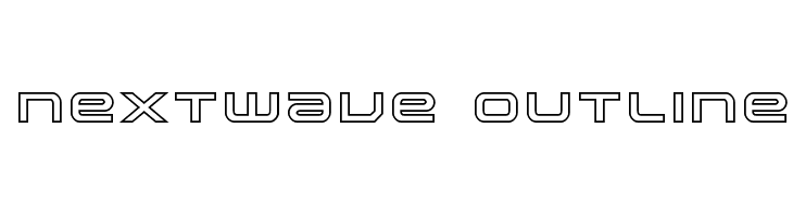 Nextwave Outline  Descarca Fonturi Gratis
