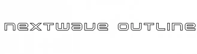 Nextwave Outline  Descarca Fonturi Gratis