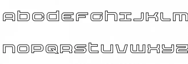 Nextwave Outline Polices MAJUSCULES
