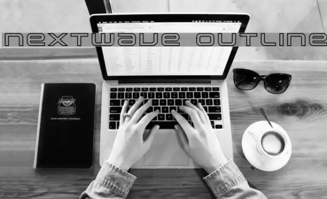 Nextwave Outline Font examples