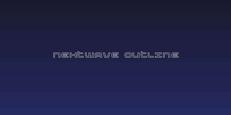 Nextwave Outline Social Header