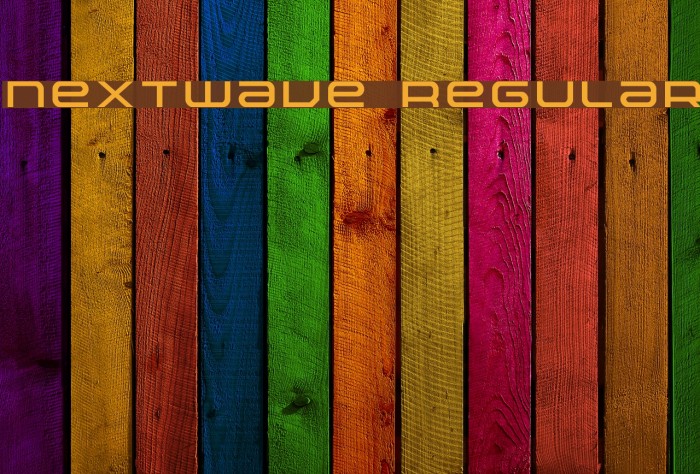 Nextwave Regular Font examples