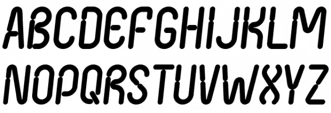 Nexus FPS Italic Schriftart Groß