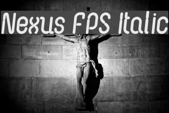 Nexus FPS Italic Font examples