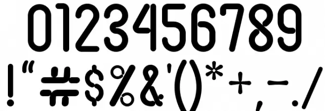 Nexus FPS Font OTHER CHARS