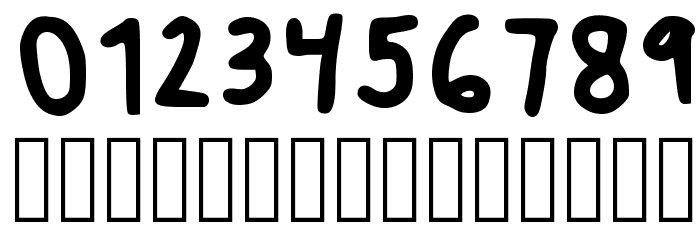 Nexzie Font Letters Num Regular Font OTHER CHARS