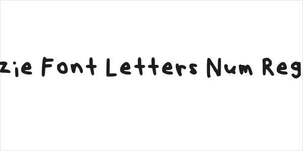 Nexzie Font Letters Num Regular Logo