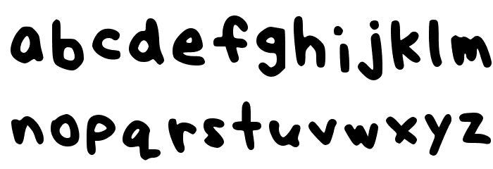 Nexzie Font Letters Num Regular Font LOWERCASE