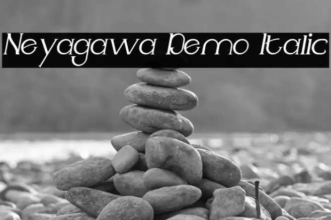 Neyagawa Demo Italic Font examples
