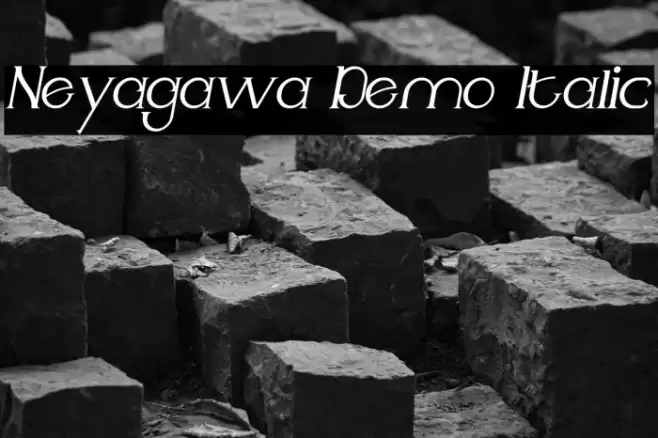 Neyagawa Demo Italic Font examples