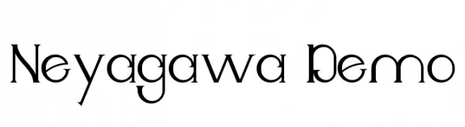 Neyagawa Demo  Frei Schriftart Herunterladen