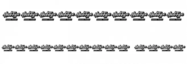 Neyagawa Demo Schriftart Anderer Schreiben