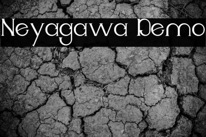 Neyagawa Demo Schriftart examples