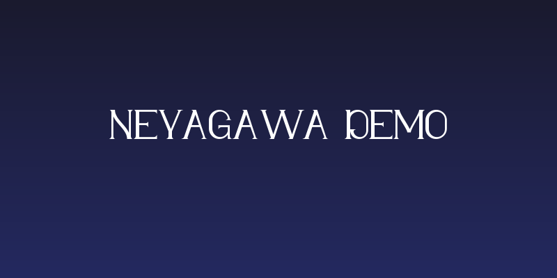 Neyagawa Demo Social Header