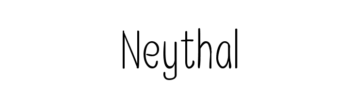 Neythal  フリーフォントのダウンロード