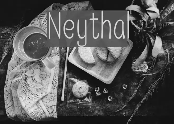 Neythal Font examples