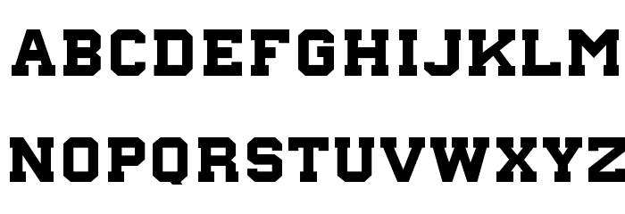 nebraska Font LOWERCASE