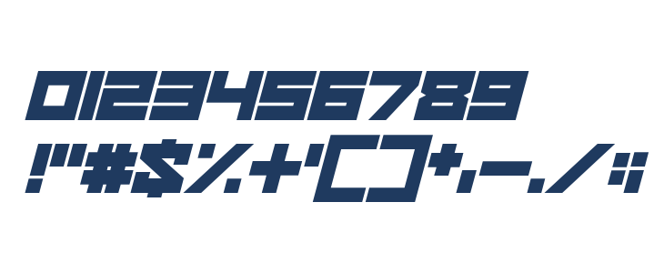 nebulari Italic Other Characters