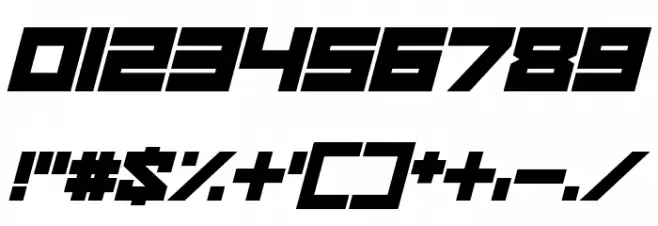 nebulari Italic Font OTHER CHARS