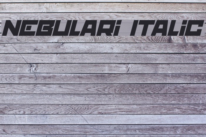 nebulari Italic Example 2