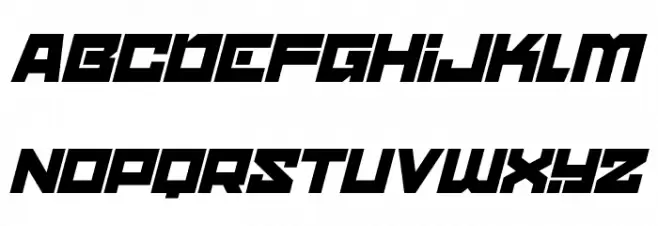 nebulari Italic फ़ॉन्ट लोअरकेस