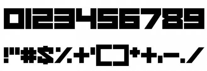 nebulari フォント その他の文字