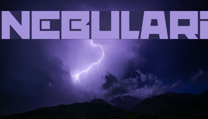 nebulari Font examples