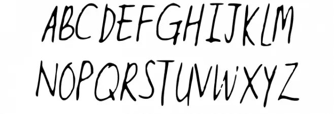 nee Font Litere mari