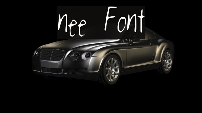 nee Font examples
