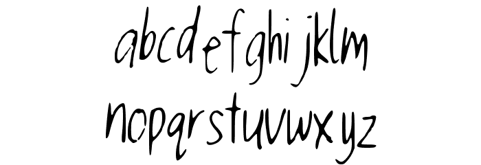 nee Font LOWERCASE