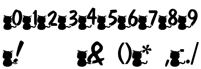nekoFont Font OTHER CHARS