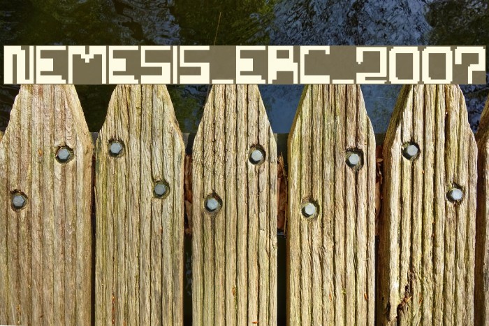 nemesis_erc_2007 Font examples