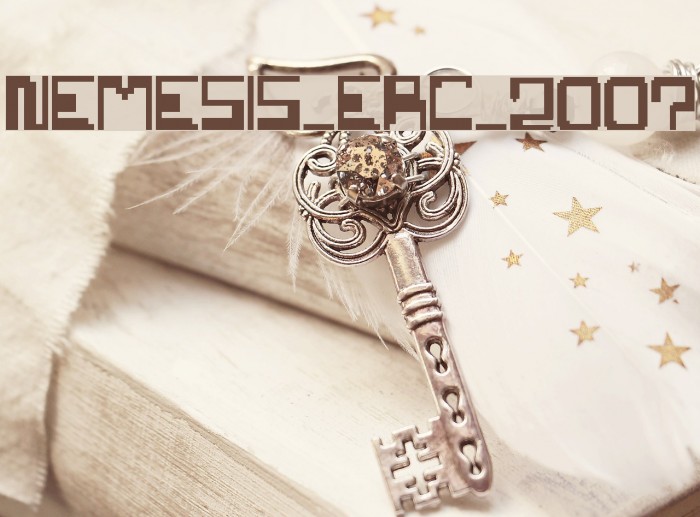 nemesis_erc_2007 Font examples