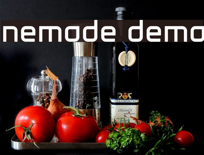 nemode demo Font examples