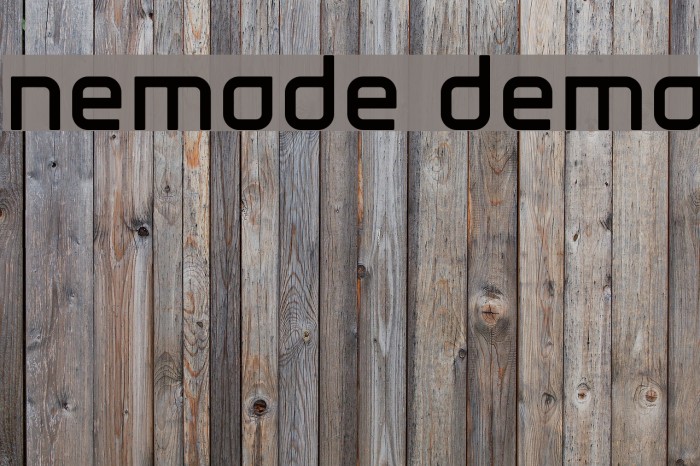 nemode demo Font examples