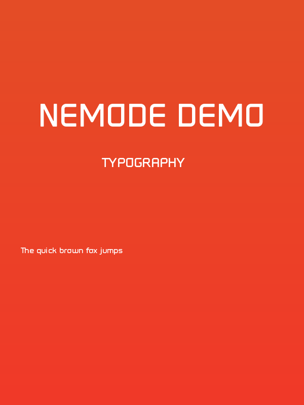 nemode demo Poster