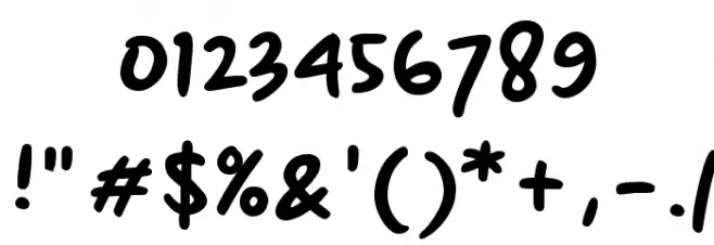 nenyns Font OTHER CHARS