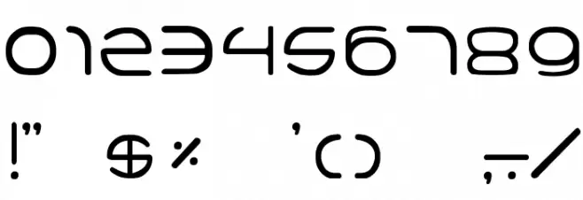 neo-geo Font OTHER CHARS