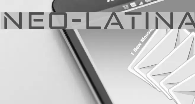 neo-latina Font examples