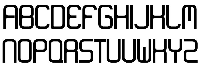 neon-like Font LOWERCASE
