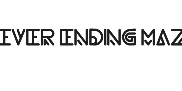 never ending maze Logo