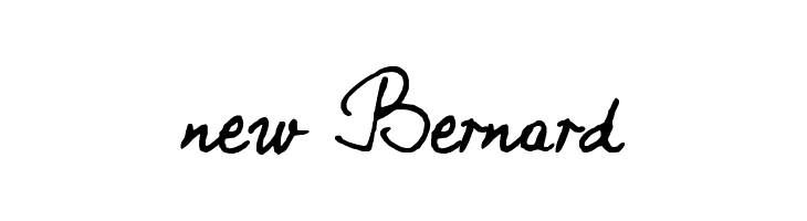 new Bernard Font