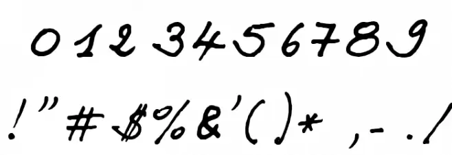 new Bernard Font OTHER CHARS