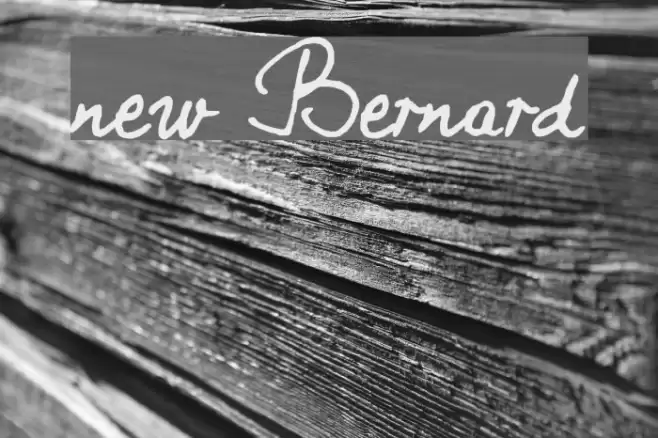 new Bernard Font examples