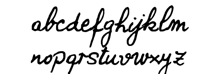 new Bernard Font LOWERCASE